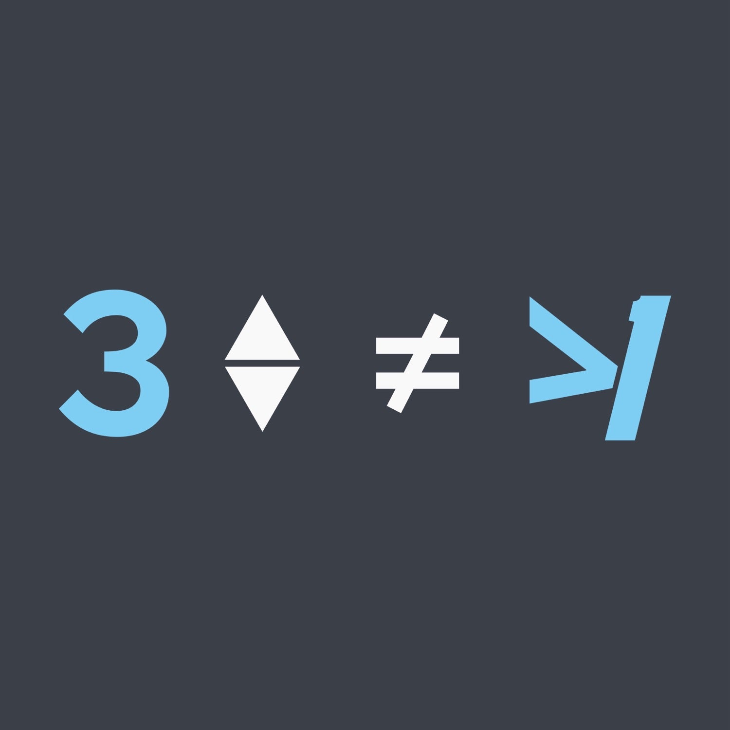 3 UP 3 DOWN ≠ CROOKED NUMBER