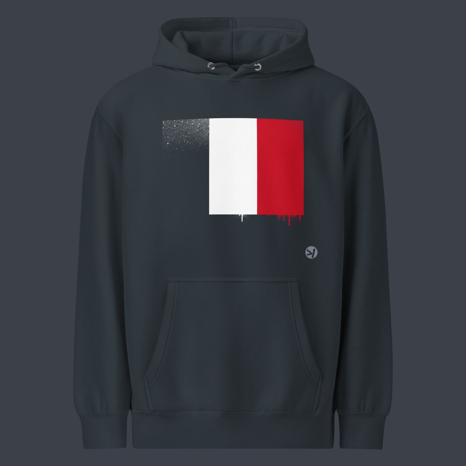 FRANCE GRAFFITI FLAG HOODIE - Image 2