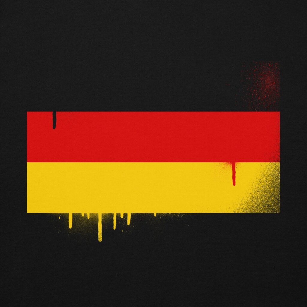 GERMANY GRAFFITI FLAG HOODIE