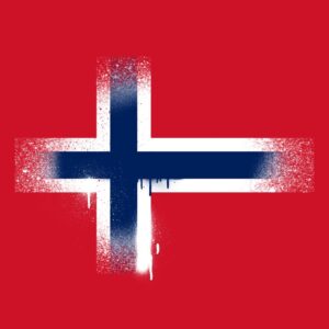 NORWAY GRAFFITI FLAG HOODIE