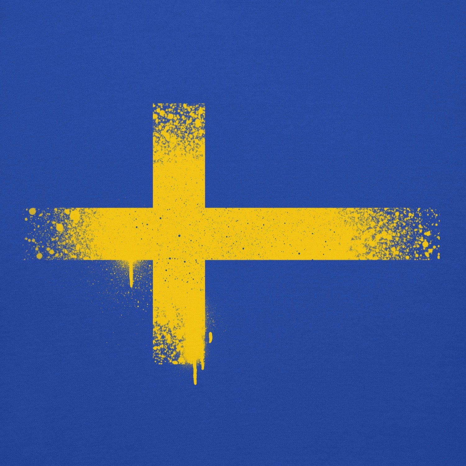 SWEDEN GRAFFITI FLAG TEE